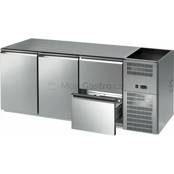 Stůl barový REGD 322N 3sekce linie 700 (bez chl.vany)