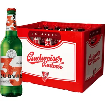 Pivo Budějovický Budvar Budvar 33, světlý ležák, 20x0,5l