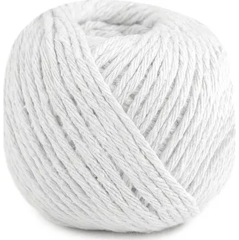 Bavlněný provázek Ø2 mm návin 50 metrů - 5 bílá