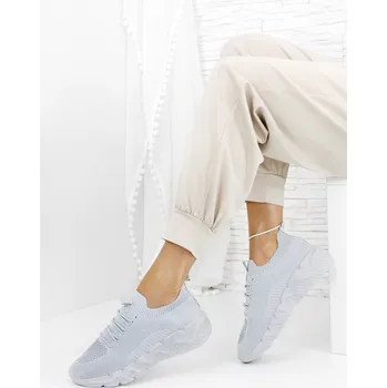 Dámské tenisky DoAndBe Šedé ponožkové tenisky NB552P.G Velikost: 37