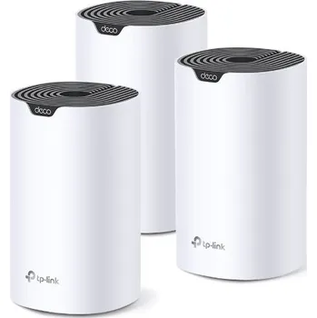 Počítačové příslušenství WiFi router TP-Link Deco S7(3-pack) AC1900, 3x GLAN, / 600Mbps 2,4GHz/ 1300Mbps 5GHz