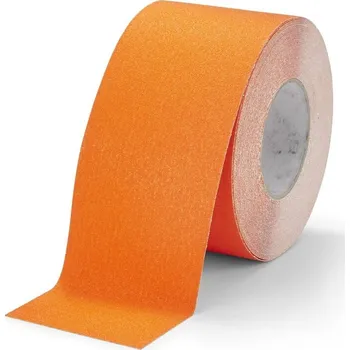 Výstražná páska Oranžová korundová protiskluzová páska FLOMA Standard - 18,3 x 10 cm tloušťka 0,7 mm (80081033) FLOMAT