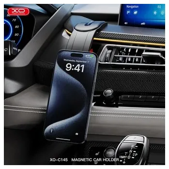 Držák do auta XO-C145 universální, magnetický - palubní deska, monitor atd., barva černá