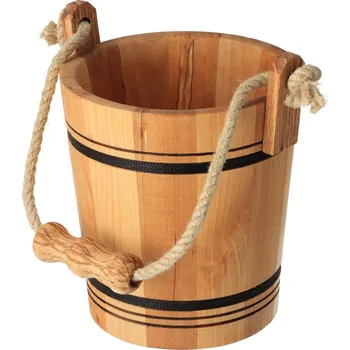 ČistéDřevo Dubové dřevěné vědro ČistéDřevo Dubové dřevěné vědro