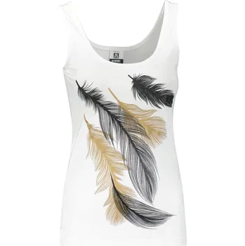 Dámské tílko ALTISPORT CARRYOVER ALW112136 BÍLOZLATÁ XL