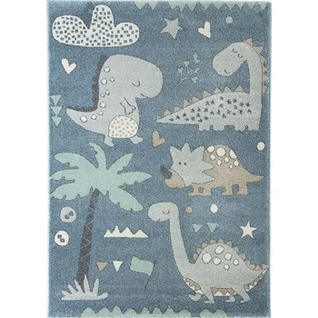 Koberec Breno Kusový koberec ROMA KIDS 20/KAK, 120x170 cm, Modrá/Vícebarevné