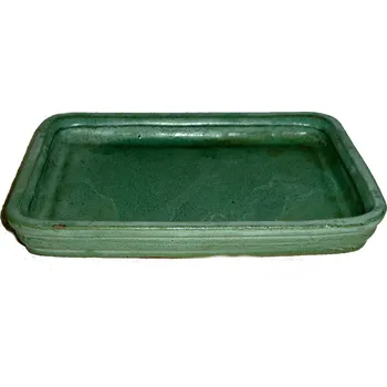 Květináč Podmiska na bonsaje zelená 11