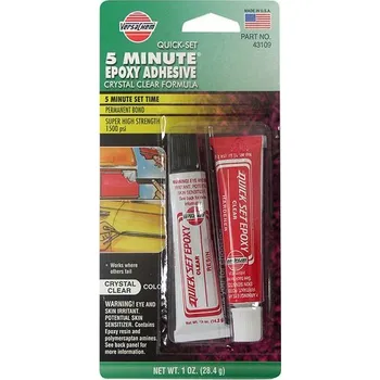 Průmyslové lepidlo Versachem 5 Minute Epoxy Adhesive Crystal Clear dvousložkové lepidlo 28,4 g