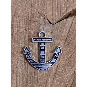 Přívěsek Přívěsek kotva barva platina s patinou