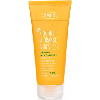 Koupelová kosmetika Ziaja Coconut & Orange Vibes sprchový gel pro tonizaci pokožky 200 ml