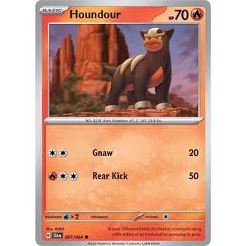 Karetní hra Houndour 007/064 - Shrouded Fable Typ karty: Non-Holo