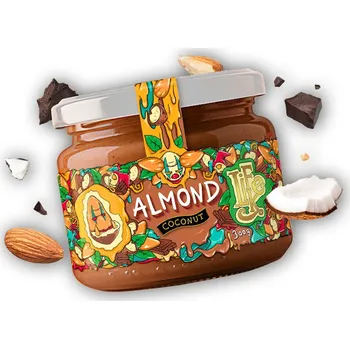 Přepuštěné máslo Mandle s kokosem a čokoládou 300g