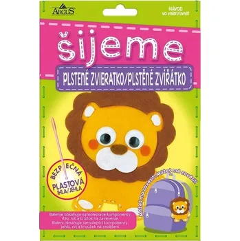 kreativní sada EASY CRAFT Kreativní tvoření - šijeme plstěné zvířátko - Lvíček
