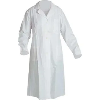 Zdravotnický plášť Plášť pracovní VERIS (vel.40) dlouhý rukáv, bílý dámský
