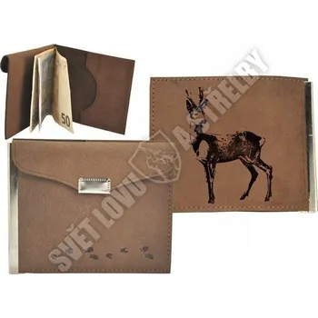 Peněženka Ostatní Kožená peněženka "dolarka" - srnec