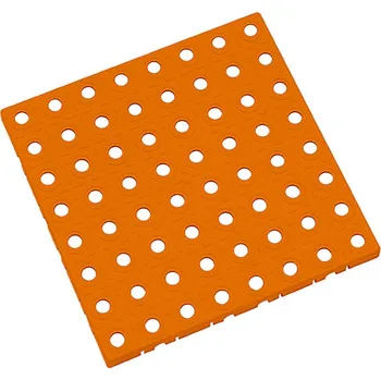 Dlažba Oranžová polypropylenová dlažba AvaTile AT-HRD - 25 x 25 x 1,6 cm (81717015) FLOMAT