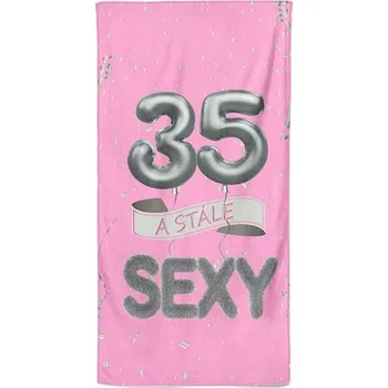 Osuška 140 x 70 cm - Stále sexy 35 - růžová