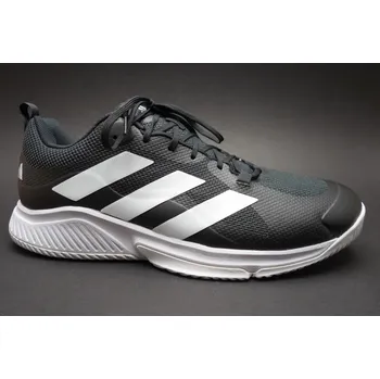 Pánská sálová obuv Halová obuv, Adidas, Court Team Bounce 2.0 M, černo-bílá: Černá Syntetika 32,5 48,5 EU (F) 50 G - standardní šíře (29043-26021)