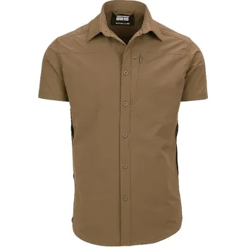 Pánská košile Košile s krátkým rukávem Echo Two - Coyote Brown, vel.3XL