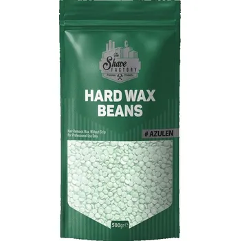 Shave Factory depilační vosk zrna zelená 500 g
