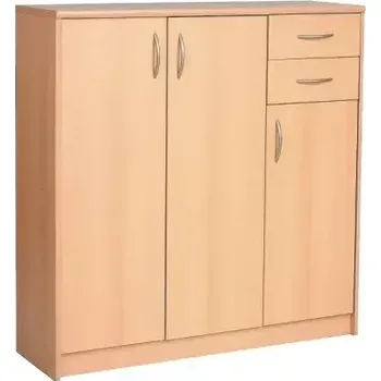 Komoda Komoda K2-3D-2S Bílá