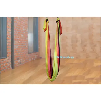 Síť na Fly jógu Žluto-červená 4m, 5m anebo 6 metrů 4 metry