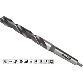 Vrták Ruko 204590 - Vrták do kovu pr. 59,0 mm délka 422/235 mm s MORSE 5 stopkou, středně dlouhý, HSS