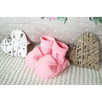 Capáčky AMÁLKA Kojenecké, bavlněné capáčky, lososové Velikost: 56-68