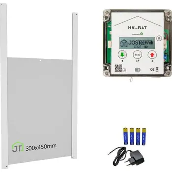 BRAVSON GROUP s.r.o. Komplet automatického otevírání a zavírání kurníku JOSTechnik HK-Bat 30x45 D + ECO Taška z recyklované bavlny v hodnotě 119,-