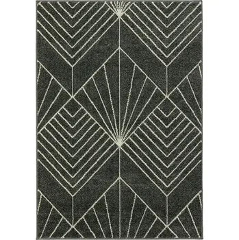 Koberec Breno Kusový koberec PORTLAND 58/RT4E, 67x120 cm, Šedá/Vícebarevné