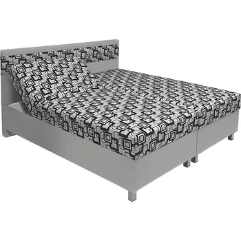 Postel Dvoulůžko SINDY | 160x200 cm | polohovací rošt | VÝBĚR POTAHU A MATRACE | z ČR