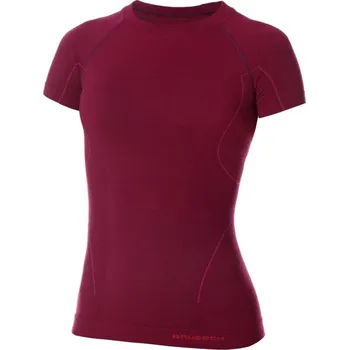 Dámské tričko Triko Brubeck Active Wool T-Shirt W plum