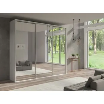 Šatní skříň Maridex Šatní skříň Grande 254 3ks zrcadel Barva: – bílá