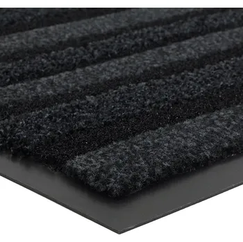 Rohožka Černá vstupní rohož FLOMA Passage (Cfl-S1) - délka 135 cm, šířka 200 cm, výška 0,9 cm (81715228) FLOMAT
