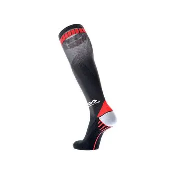 McDavid ACTIVE Elite Compression Socks Kompresní ponožky S, Black / Scarlet