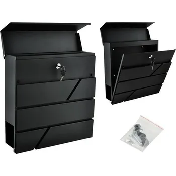 Poštovní schránka Malatec Poštovní schránka 37x37x10 cm ANTRACIT S6238