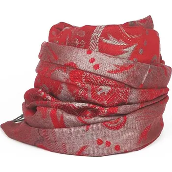 Šátek Šátek z pašmínu v sytě červené barvě, VELIKOST UNI