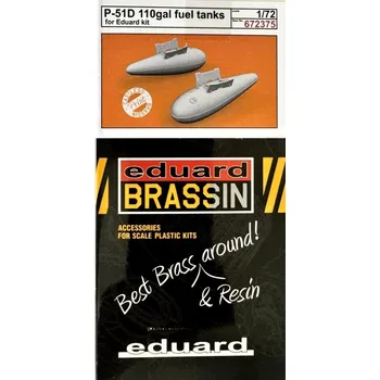 Plastikový model BRASSIN 1/72 P-51D 110gal fuel tanks PRINT (EDU)