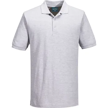 Pánské tričko PORTWEST Polokošile Naples B210, krátký rukáv POR-B210HGRXXXL 3XL Melír