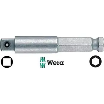 Gola hlavice Wera 05050510001 - Redukce, adaptér z BIT 7/16" 6-hran na 1/2" 4-hran, délka 75 mm, typ 870/4
