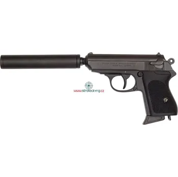 Replika zbraně Replika pistole Walther PPK s tlumičem