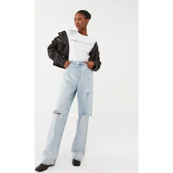 Pánská móda Calvin Klein Jeans T-Shirt J20J220253 Bílá Slim Fit M