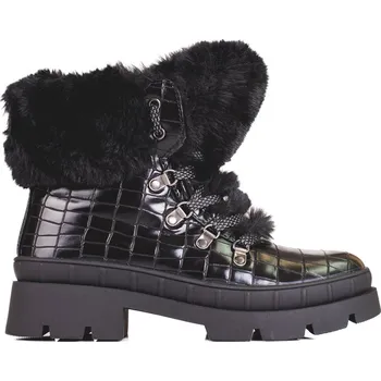 Dámská treková obuv Traperky dámské s kožešinou Shelovet - černé GD-TL45B Velikost: 36