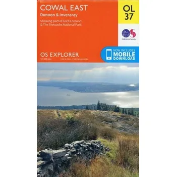 Encyklopedie Cowal East, Dunoon & Inverary - Ordnance Survey [EN] (2015, Skládaná mapa, Ordnance Survey)
