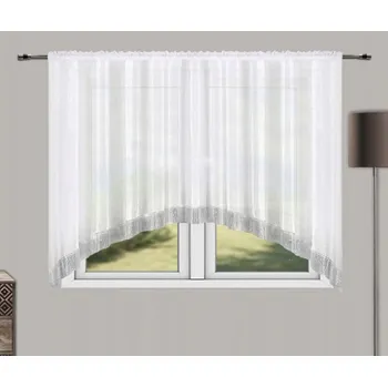 Hotová záclona s páskem se zirkony (ZSD)