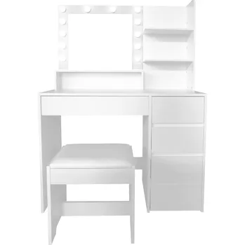 Toaletní stolek Aga MRDT16 bílý