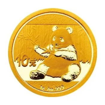 1 gramů zlatá mince China Panda 2017