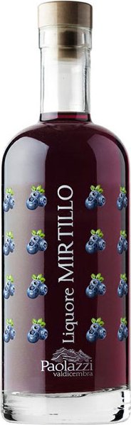 Paolazzi Mirtillo Dolomiti, borůvkový likér, Distilleria Paolazzi, 0,7L, 24 %