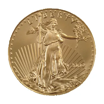 1/10 uncí zlatá mince americký orel