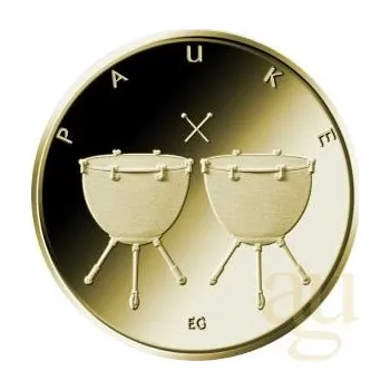 50 Euro zlatá mince Pauke 2021 (J)